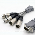 Custom XLR 3PIN Male To RJ45 DMX512 Cable